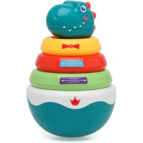 Torre Gioco 6 Mesi+ Impilabile e Basculante Dinosauro 3469 Kiokids