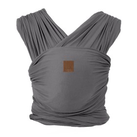 Fascia Porta Bebè Elastica dalla Nascita Isla Dark Grey 5.2 m Kikka Boo 0 Mesi+ Neonato