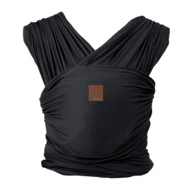 Fascia Porta Bebè Elastica dalla Nascita Isla Black 5.2 m Kikka Boo 0 Mesi+ Neonato