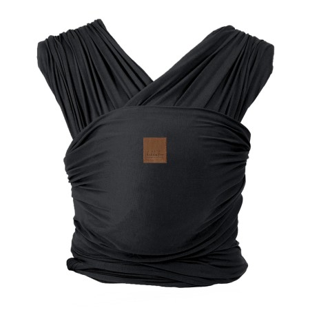 Fascia Porta Bebè Elastica dalla Nascita Isla Black 5.2 m Kikka Boo 0 Mesi+ Neonato