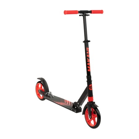 Monopattino Ruote Grandi per Bambini e Adulti Fino a 100 kg con Ruota 200 mm Rosso Pieghevole Makani