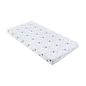 Materasso Lettino 60x120x6 cm Antiacaro Antisoffoco Sfoderabile Stars Grey kikka Boo