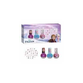 Smalti per Bambini Lavabili Frozen con Adesivi Set 3 Smalti Colori Assortiti Disney 3 Anni+