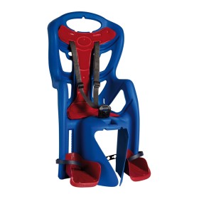 Seggiolino Bici Posteriore Portapacchi Attacco Clamp Pepe Blu Max 22 kg Bellelli