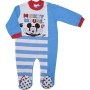 Pigiama Intero Topolino Disney Bambino 2 Anni 92 cm in Pile con Zip Azzurro WL2022 Ellepi