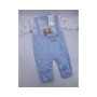 Tutina Cotone Neonato 3-6 Mese Azzurro Tigre TJ15W1 Pastello