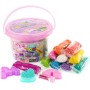 Pongo Unicorno Bambina Pasta da Modellare Secchiello con Accessori 500 Gr 89006 Nice 3 Anni+