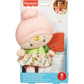 Fisher Price Prima Bambola Coccole e Abbracci con Suoni Morbida 20 cm HXK44 6 Mesi+