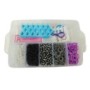 Braccialetti con Elastici Kit per Bambini con Telaio 10000 Pezzi Confezione Gigante XXL con Organizer Avec
