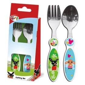 Posate Bing Acciaio Inox per Bambini con Cucchiaio e Forchetta