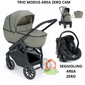 Trio Cam Modus Verde con Ovetto Area Zero I-Size Telaio Nero 2025