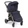 Cam Fluido Easy Trio Blu con Ovetto Reclinabile Relax I-Size Telaio Gold 2025