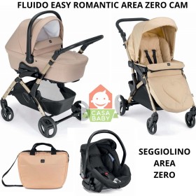 Cam Fluido Easy Romantic Trio Cuore Beige con Ovetto Area Zero Telaio Gold 2025