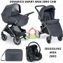 Trio Cam Dinamico Smart Antracite con Ovetto Area Zero Telaio Metal 2025