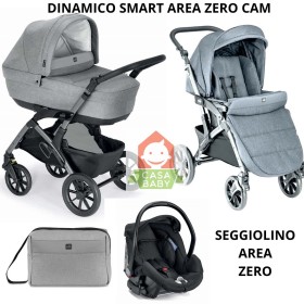 Trio Cam Dinamico Smart Grigio con Ovetto Area Zero Telaio Metal 2025