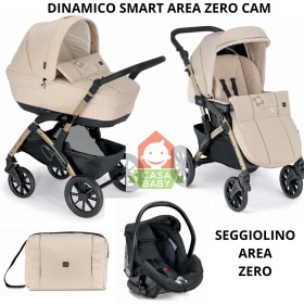 Trio Cam Dinamico Smart Romantic Beige Ricami Natura con Ovetto Area Zero Telaio Metal 2025