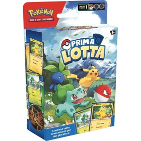 Pokemon Prima Lotta Pikachu e Bulbasaur Collezione Carte Gioco Box 60298 Game Vision 6 Anni+