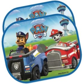 Tendine Parasole Auto Paw Patrol per Bambini Set 2 Tendine con Ventose 44x36 cm Disney