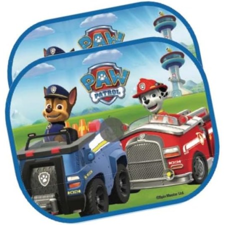 Tendine Parasole Auto Paw Patrol per Bambini Set 2 Tendine con Ventose 44x36 cm Disney