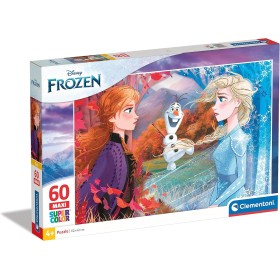 Puzzle Frozen 60 Pezzi 4 Anni+ Supercolor Maxi 62x42 cm 26452 Clementoni
