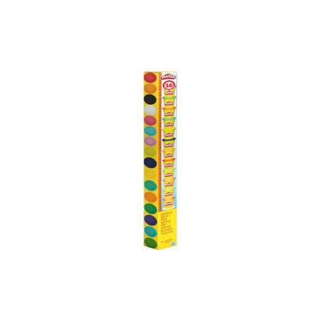 Play Doh Vasetti 112 g Mega Pack Colori 16 Vasetti Mega Metro 2 Anni+ Hasbro