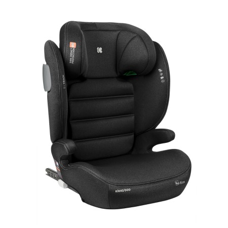 Seggiolino Auto 100-150 cm Isofix I-Size ECE R129 I-Track Black Nero Kikka Boo