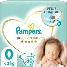 Pannolini Pampers Taglia 0 Prematuri Premium Care 0-3 kg 30 Pannolini