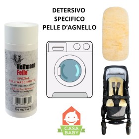 Detersivo per Pelle d'Agnello Detergente Concentrato 200 ml Heitmann Felle