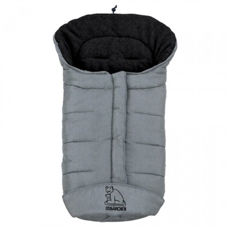 Sacco Passeggino Invernale 12-36 Mesi Universale Termico in Pile Grigio 7965SG Heitmann Felle