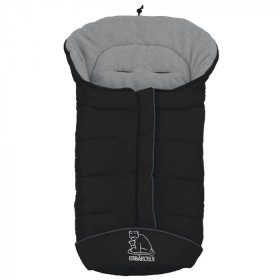 Sacco Passeggino Invernale 12-36 Mesi Universale Termico in Pile Nero 7965GS Heitmann Felle