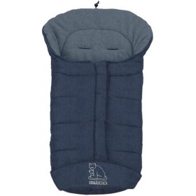 Sacco Passeggino Invernale 12-36 Mesi Universale Termico in Pile Blu 7965MB Heitmann Felle
