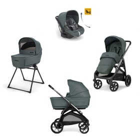 Inglesina Aptica Darwin Emerald Green 2025 Trio Telaio Litio Black
