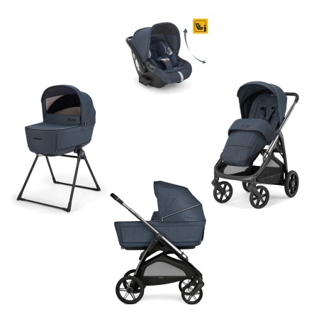 Inglesina Aptica Darwin Resort Blue 2025 Trio Telaio Litio Black