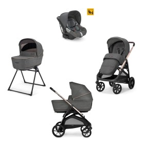 Inglesina Aptica Darwin Velvet Grey 2025 Trio Telaio Palladio Black