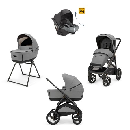 Inglesina Aptica XT Darwin Recline Trio Canyon Grey 2025 con Ovetto Reclinabile