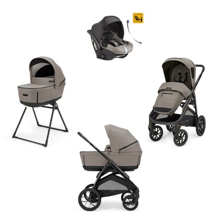 Inglesina Aptica XT Darwin Recline Trio Tundra Beige 2025 con Ovetto Reclinabile