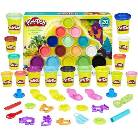 Play Doh Vasetti 112 g Mega Pack Colori 16 Vasetti Mega Metro 2 Anni+ Hasbro