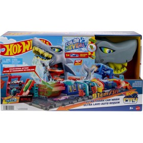 Hot Wheels Pista Mega Squalo Autolavaggio Let's Race Netflix HTN82 Mattel 3 Anni+