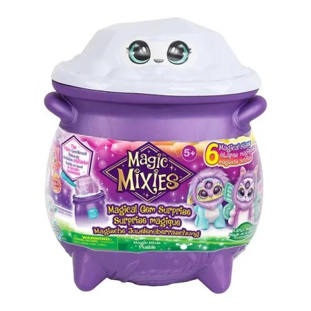Magic Mixies Lampada Magica Genio Blu con Effetto Nebbia e Luci Crea il tuo Cucciolo MGX092000 Giochi Preziosi 5 Anni+