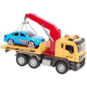 Carro Attrezzi Giocattolo con Luci e Suoni Camion e Macchina Inclusi 3 Anni+