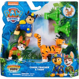 Paw Patrol Personaggi Chase Tracker Tiger Jungle Pups 3 Anni+