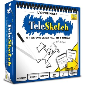 Telesketch Gioco da Tavolo Il telefono Senza Fili 12 Anni+ Asmodee