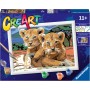 Ravensburger Creart Cuccioli di Leone Dipingere con i Numeri 236169 11 anni+