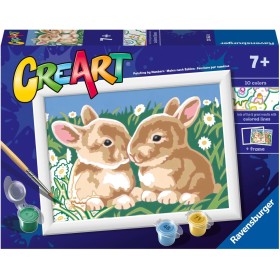 Ravensburger Creart Teneri Coniglietti Gioco Creativo 235636 7 anni+
