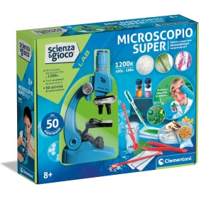 Clementoni Microscopio Super 1200x con Strumenti di Laboratorio 19228 8 Anni+