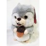 Peluche Scoiattolo Piccolo con Ghianda Grigio Petra Toys 0 Mesi+