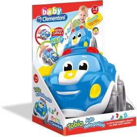 Clementoni Baby Tobia Auto della Polizia Macchina con Luci e Suoni 12 Mesi+
