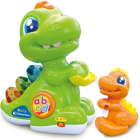 Clementoni Dino e Baby Dino Girotondo Nascondino Dinosauro Cucciolo 12 Mesi+