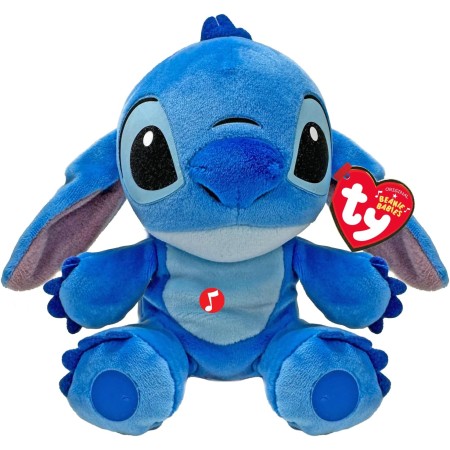 Ty Peluche Stitch Sonoro Beanie Babies 20 cm 44012