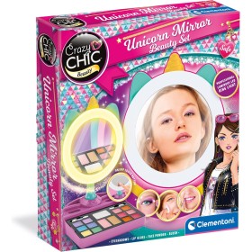 Trucchi Bambina Clementoni Crazy Chic Unicorn Mirror Beauty Set  Make-up con Specchio Luminoso 18855 6 Anni+